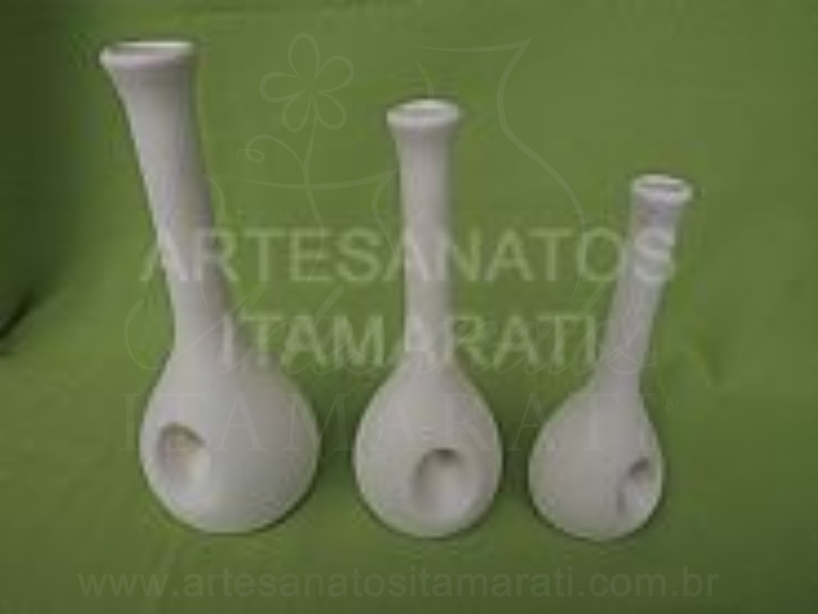 Trio Garrafa Fina C/ Furo